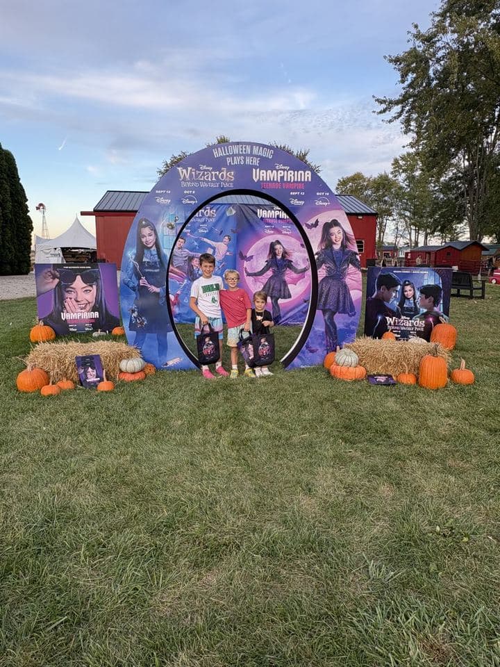 APM experiential activation with branded structures and promotional materials