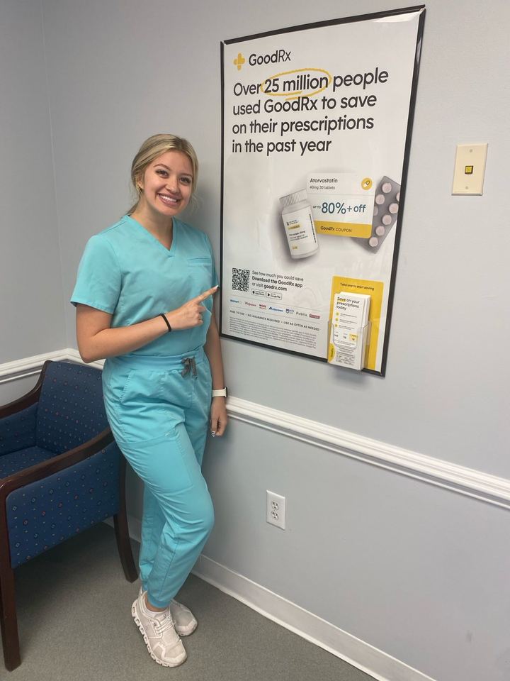 Poster and take-ones, doctor's office