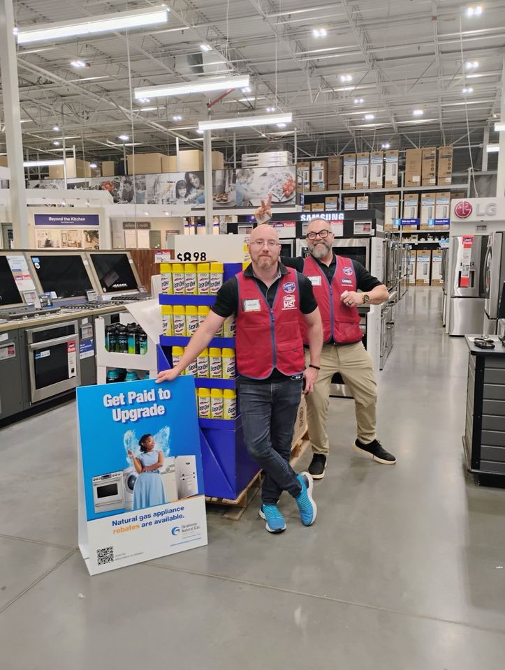 APM place-based activation inside a home improvement retail environment