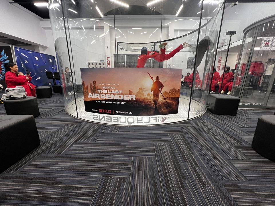 iFLY window clings — Indoor skydiving