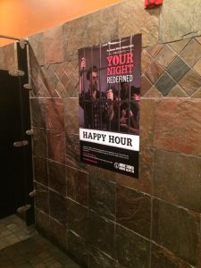 bar restaurant print media ad