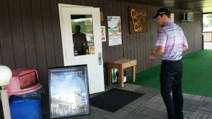 golf courses print banner