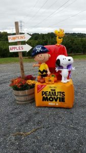 the peanuts pumpkin movie banner ad