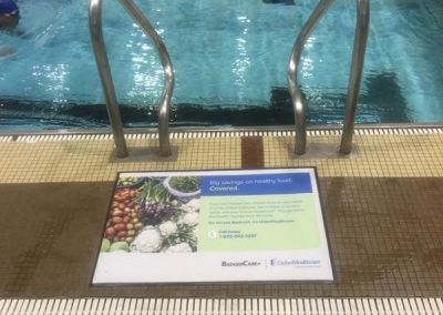 swimming pools print media ad