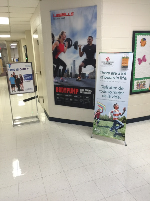 recreation center media advertisement banners