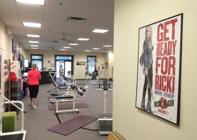 Gym media advertising banner