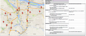 mobile routing map