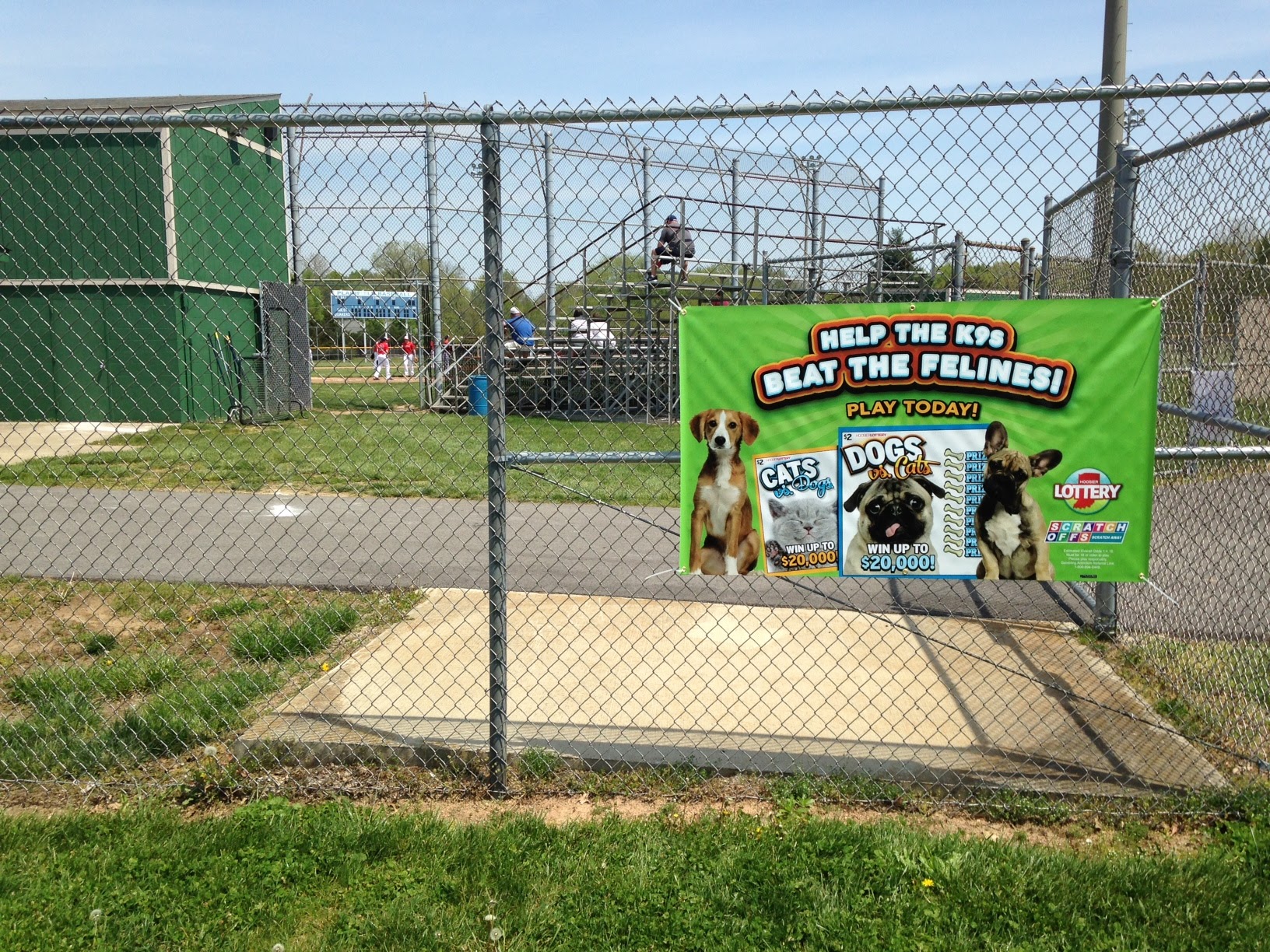 Dog park banner