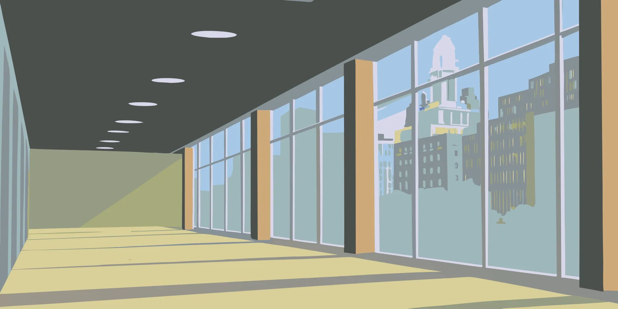 Retail displays for in-store marketing services inside a modern Philadelphia store.