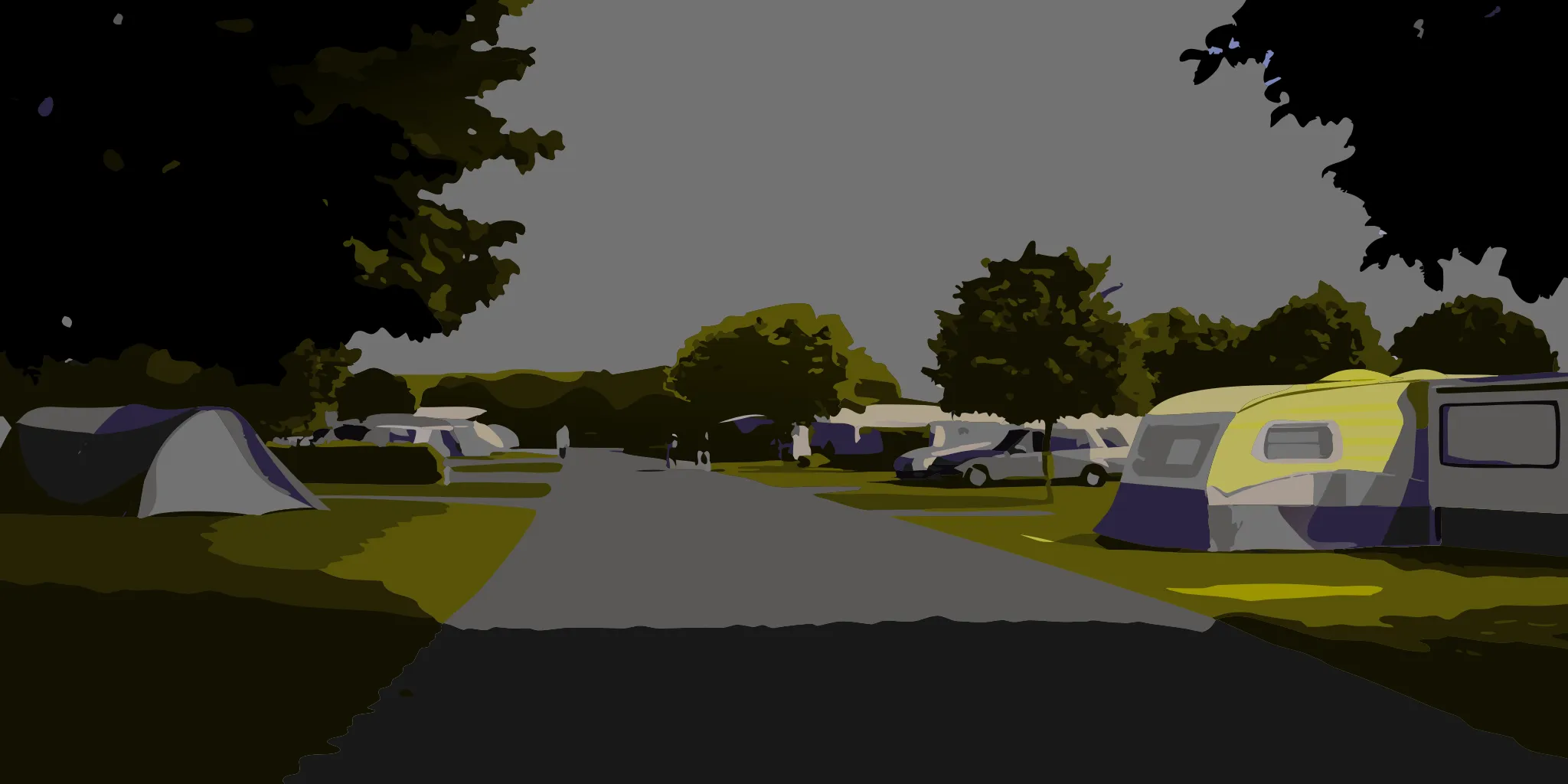 Campground advertising reaching outdoor travelers