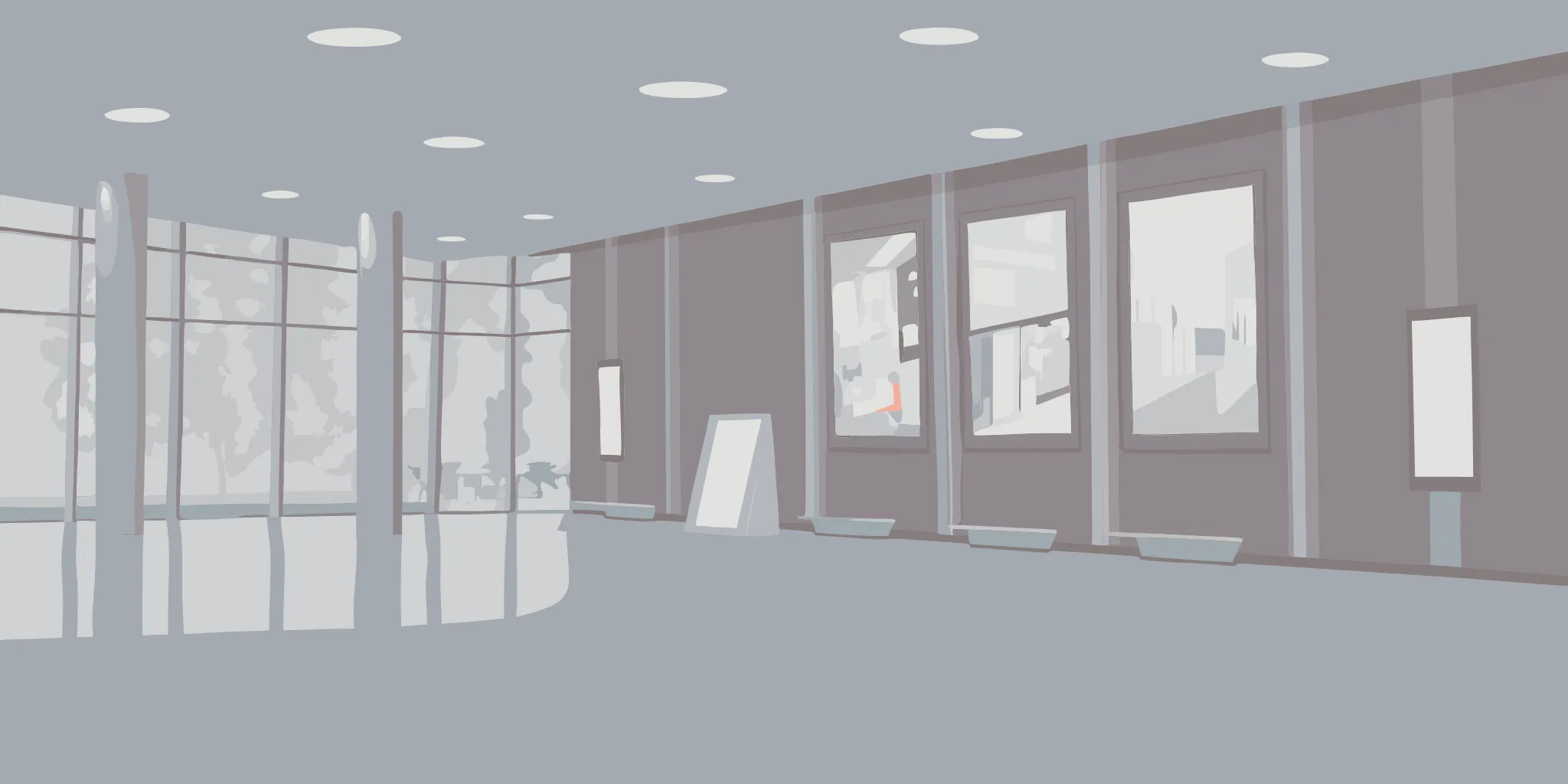 apartment-advertising-guide-reaching-residents-in-multi-family-housing-915935 Modern apartment building lobby with digital and static advertising displays reaching residents in common areas